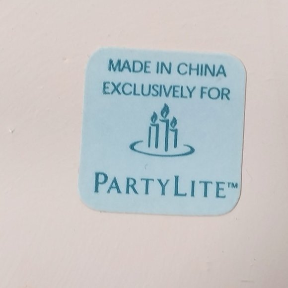 Vintage PartyLite Votive Pedestal Floral Design 6 Tealight Holder #1312 - Picture 10 of 11